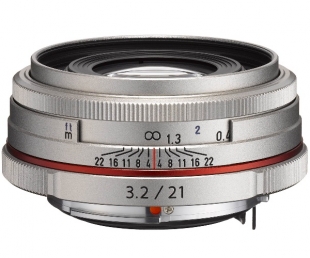 Pentax HD DA 21mm F3.2 AL Limited Silver